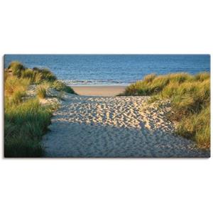 Artland Artprint Pad naar het strand als artprint van aluminium, artprint op linnen, muursticker of poster in verschillende maten