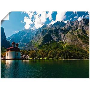 Artland Artprint St. Bartholomä (Königssee) I als artprint op linnen, muursticker of poster in verschillende maten