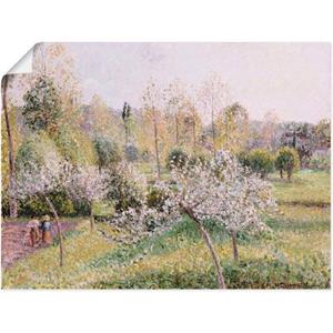 Artland Artprint Bloeiende appelbomen in Eragny. 1895 als artprint op linnen, muursticker of poster in verschillende maten