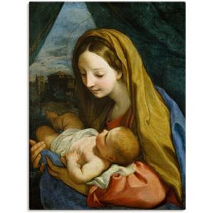 Artland Artprint Maria met het kind. Omstreeks 1660 als artprint op linnen, muursticker of poster in verschillende maten