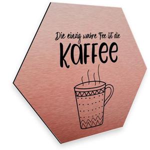 Wall-Art Metalen artprint Opschrift keuken metalen bord quote (1 stuk)