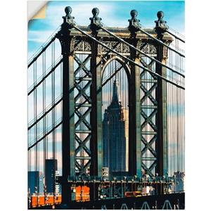 Artland Artprint New York Manhattan Bridge als artprint op linnen, muursticker of poster in verschillende maten