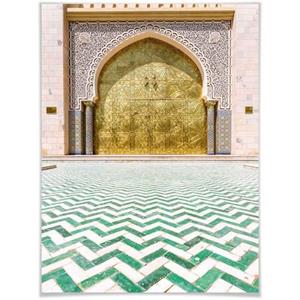 Wall-Art Poster Alawi moskee Oman Poster, artprint, wandposter (1 stuk)