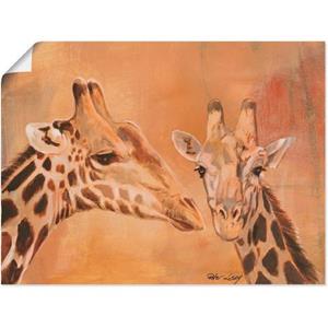 Artland Wandbild "Giraffen", Wildtiere, (1 St.), als Alubild, Outdoorbild, Leinwandbild, Poster in verschied. Größen