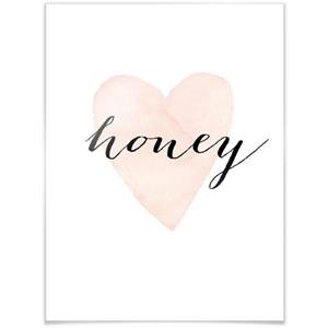 Wall-Art Poster Honey Poster, artprint, wandposter (1 stuk)