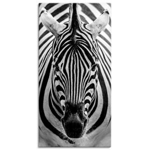 Artland Artprint Zebra als artprint van aluminium, artprint op linnen, muursticker of poster in verschillende maten