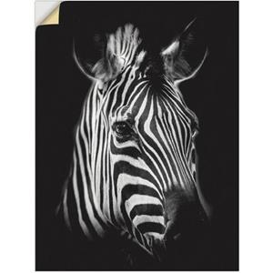 Artland Artprint Zebra als artprint van aluminium, artprint op linnen, muursticker of poster in verschillende maten