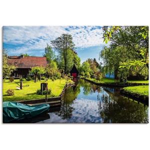 Artland Artprint Gebouw in Spreewald in Lehde I als artprint van aluminium, artprint op linnen, muursticker of poster in verschillende maten