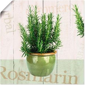 Artland Wandbild "Rosmarin", Pflanzen, (1 St.), als Alubild, Leinwandbild, Wandaufkleber oder Poster in versch. Größen