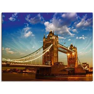 Artland Artprint Tower Bridge als artprint van aluminium, artprint op linnen, muursticker of poster in verschillende maten