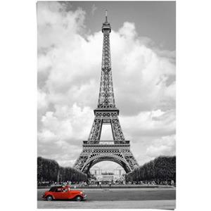 Reinders! Poster Parijs rode auto