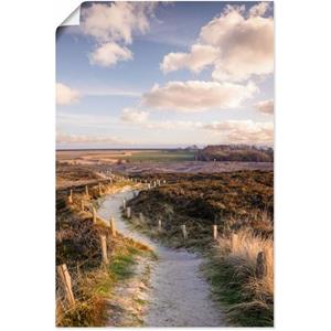 Artland Artprint Pad door Morsum Cliff Nature Reserve als artprint van aluminium, artprint op linnen, muursticker of poster in verschillende maten