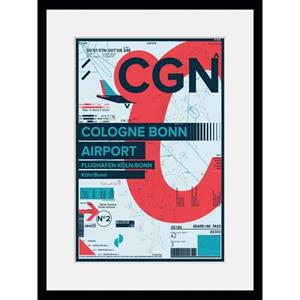 Queence Wanddecoratie CGN AIRPORT (1 stuk)