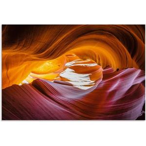 Artland Artprint Antelope Canyon in de VS als artprint van aluminium, artprint op linnen, muursticker of poster in verschillende maten