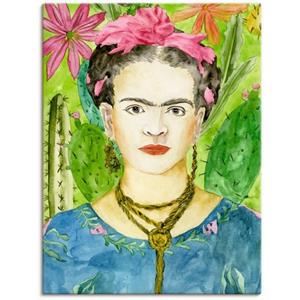 Artland Artprint Frida Kahlo II als artprint van aluminium, artprint voor buiten, artprint op linnen, poster, muursticker