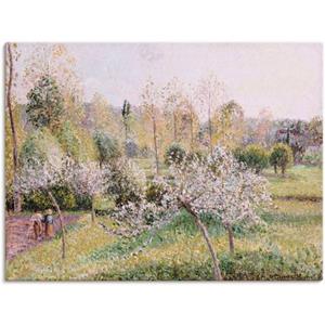 Artland Artprint Bloeiende appelbomen in Eragny. 1895 als artprint op linnen, muursticker of poster in verschillende maten