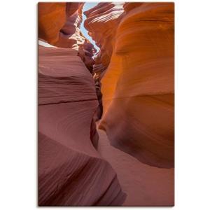 Artland Artprint Paden door Antelope Canyon als artprint van aluminium, artprint op linnen, muursticker of poster in verschillende maten