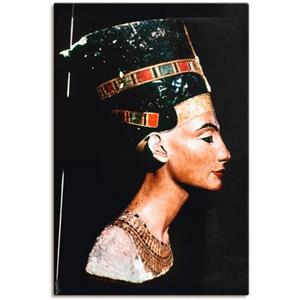 Artland Artprint Egyptische koningin Nofretete als artprint van aluminium, artprint op linnen, muursticker of poster in verschillende maten