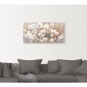 Artland Artprint Wolgrasmagie in het veen als artprint van aluminium, artprint voor buiten, artprint op linnen, poster, muursticker