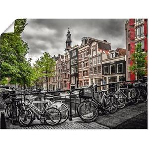 Artland Artprint Amsterdam Bloemgracht als artprint op linnen, muursticker of poster in verschillende maten