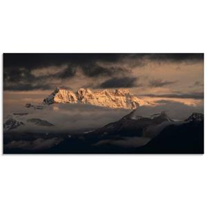 Artland Print op glas Dents du midi, Zwitserse bergen in verschillende maten