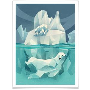 Wall-Art Poster "Polar Bear", Tiere, (1 St.), Poster, Wandbild, Bild, Wandposter