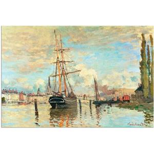 Artland Artprint De Seine in Rouen. 1874. als artprint van aluminium, artprint op linnen, muursticker of poster in verschillende maten