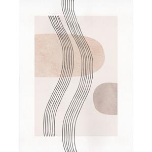 Komar Wandbild "Line Art Waves", (1 St.), Deutsches Premium-Poster Fotopapier mit seidenmatter Oberfläche und hoher Lichtbeständigkeit. Für fotorealistische Drucke mit gestochen