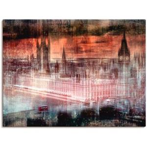 Artland Artprint Digitale kunst Londen Westminster II als artprint van aluminium, artprint op linnen, muursticker of poster in verschillende maten