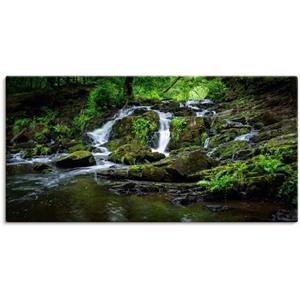 Artland Artprint Waterval panorama als artprint op linnen, poster in verschillende formaten maten