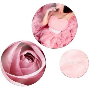 Wall-Art Glasbild "Love is everything - rund", (Set, 3 St.)