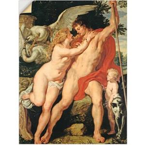 Artland Artprint Venus en Adonis. Omstreeks 1610 als artprint op linnen, muursticker of poster in verschillende maten