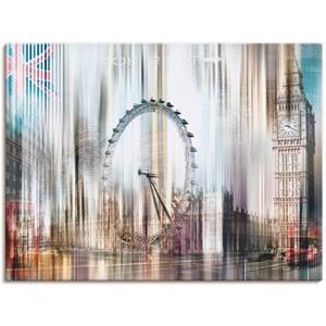 Artland Artprint Londen Skyline collage I als artprint op linnen, muursticker of poster in verschillende maten