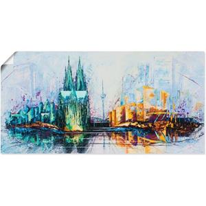 Artland Artprint Keulse domkerk skyline 6 als artprint van aluminium, artprint op linnen, muursticker of poster in verschillende maten