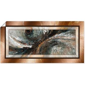 Artland Artprint Goud abstract 2 als artprint van aluminium, artprint op linnen, muursticker of poster in verschillende maten