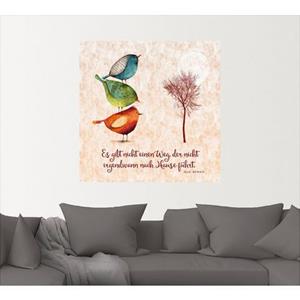 Artland Artprint Levenswijsheid thuis als artprint van aluminium, artprint op linnen, muursticker of poster in verschillende maten