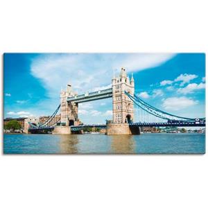 Artland Artprint Londen Tower Bridge als artprint van aluminium, artprint op linnen, muursticker of poster in verschillende maten