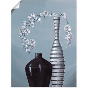 Artland Wandbild "Metallische Vasen", Vasen & Töpfe, (1 St.)