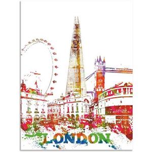 Artland Artprint Londen grafisch als artprint van aluminium, artprint op linnen, muursticker of poster in verschillende maten