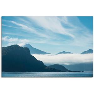 Artland Artprint Haukland beach Lofoten als artprint van aluminium, artprint op linnen, muursticker of poster in verschillende maten