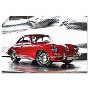 Artland Artprint Klassiek model - de Porsche 356 als artprint van aluminium, artprint op linnen, muursticker of poster in verschillende maten