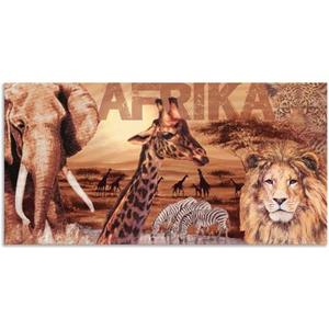 Artland Artprint Afrika als artprint van aluminium, artprint op linnen, muursticker of poster in verschillende maten