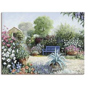 Artland Artprint Rustige tuin als artprint op linnen, muursticker of poster in verschillende maten