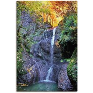 Artland Artprint Niedersonthofener waterval in Allgäu als artprint van aluminium, artprint op linnen, muursticker of poster in verschillende maten