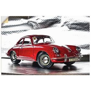 Artland Artprint Klassiek model - de Porsche 356 als artprint van aluminium, artprint op linnen, muursticker of poster in verschillende maten