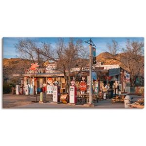 Artland Artprint Tankstation aan de Route 66 in Arizona als artprint op linnen, muursticker of poster in verschillende maten