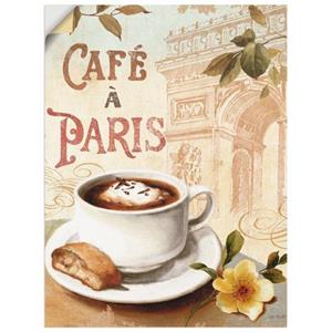 Artland Artprint Koffie in Europa I als artprint op linnen, muursticker of poster in verschillende maten