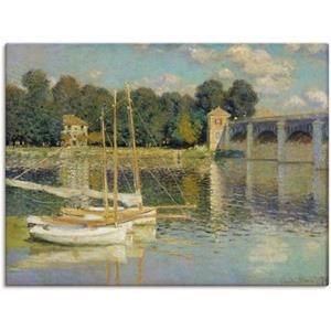 Artland Artprint De brug van Argenteuil. 1874 als artprint van aluminium, artprint op linnen, muursticker of poster in verschillende maten