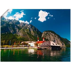 Artland Artprint St. Bartholomä (Königssee) als artprint op linnen, muursticker of poster in verschillende maten