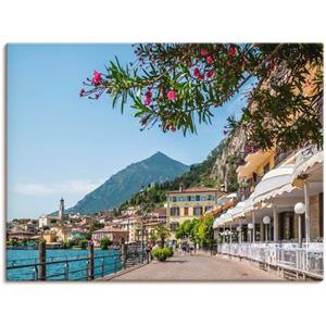 Artland Artprint Gardameer Limone sul Garda I als artprint van aluminium, artprint op linnen, muursticker of poster in verschillende maten